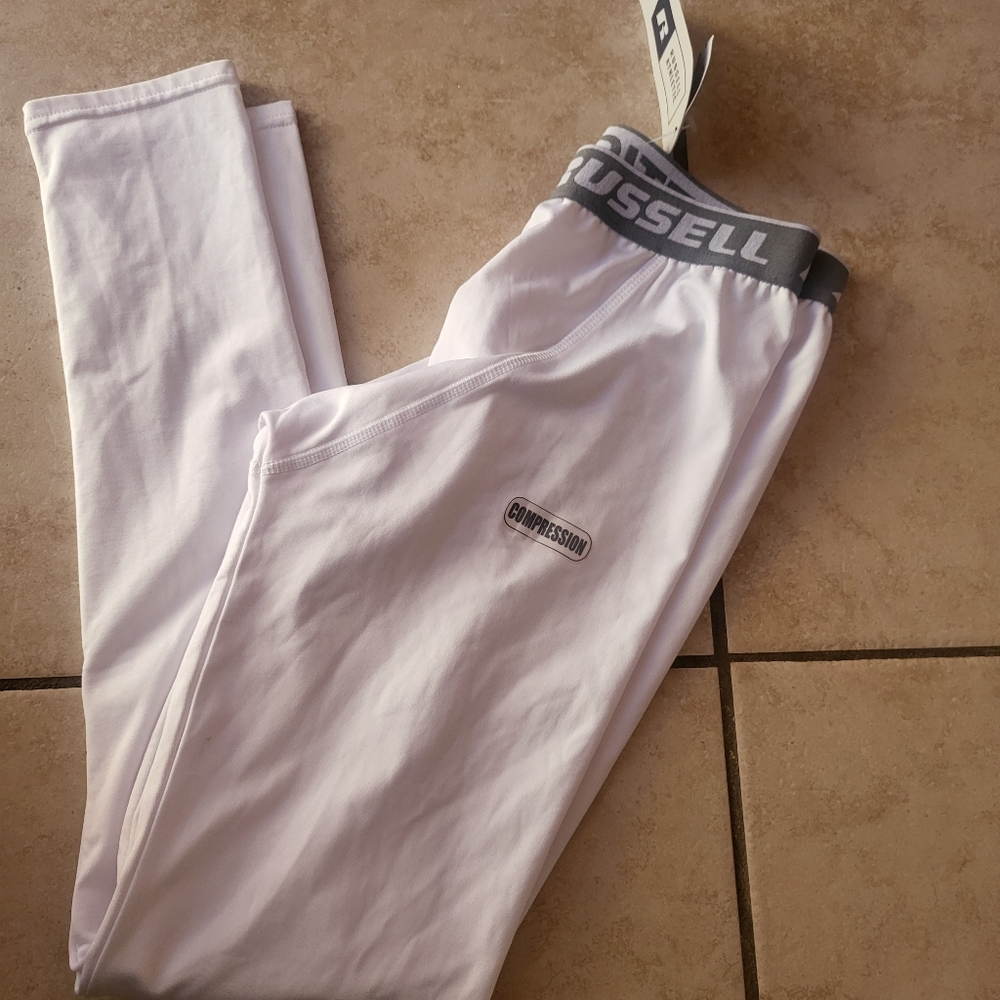 Russell Athletic compression dri power pants MED